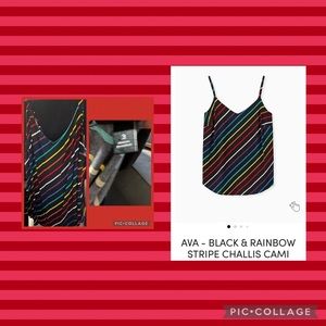 TORRID RAINBOW STRIPE CAMI